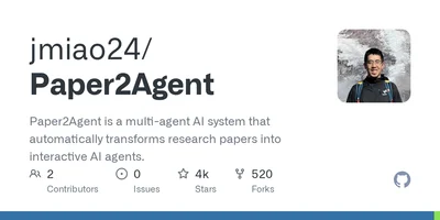 Paper2Agent: Research Papers to AI Agents
