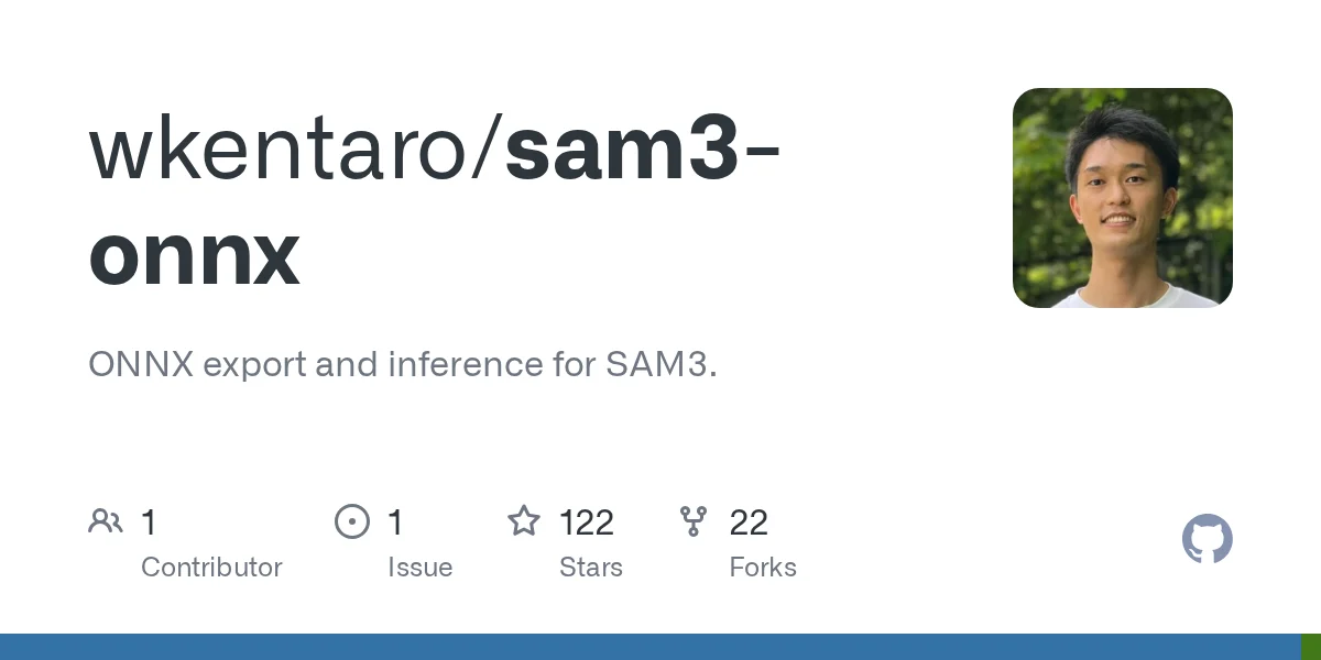 sam3-onnx: SAM3 Offline on Your GPU