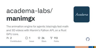 ManimGX: 3D Animation Engine for Agents